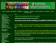 Tablet Screenshot of buylagarto.com
